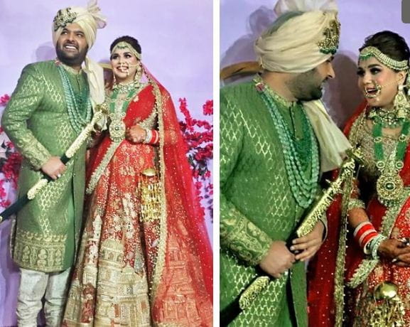 Kapil Sharma And Ginni Chatrath Wedding Pics