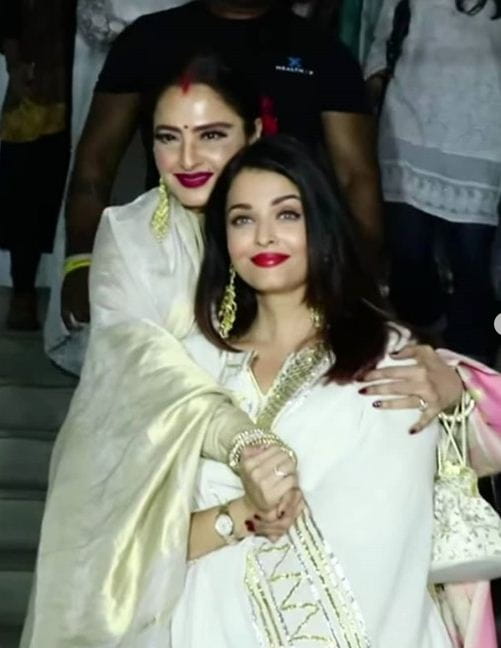 Aishwarya and Rekha