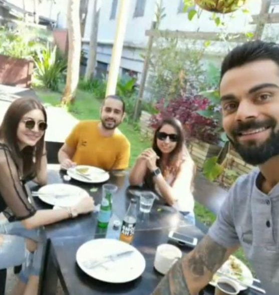 Virat Kohli and Anushka Sharma