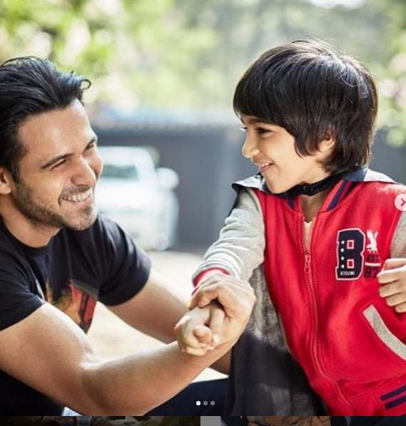 Emraan Hashmi With His Son