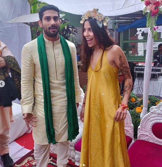 Prateik Babbar and Sanya Sagar