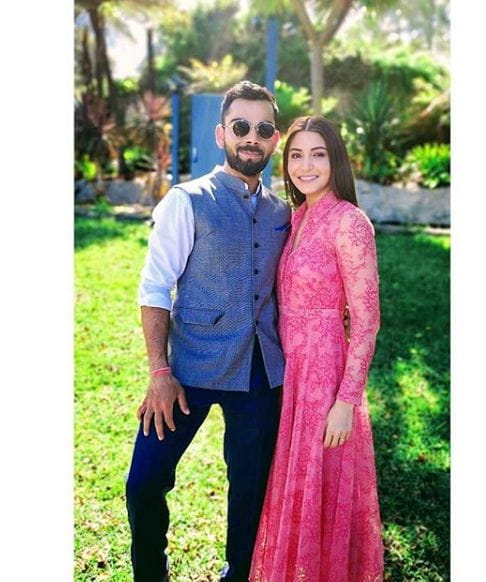 Virat Kohli and Anushka Sharma