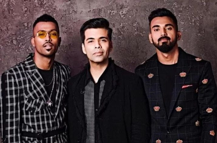 Hardik Pandya With Karan Johar