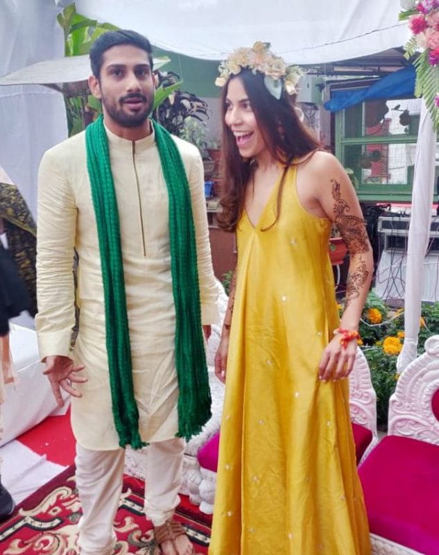 Prateik Babbar and Sanya Sagar