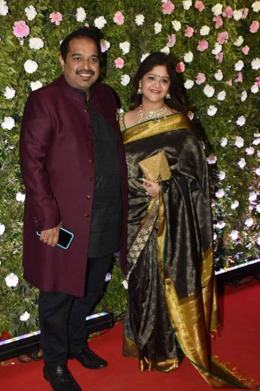 Shankar Mahadevan with his wife