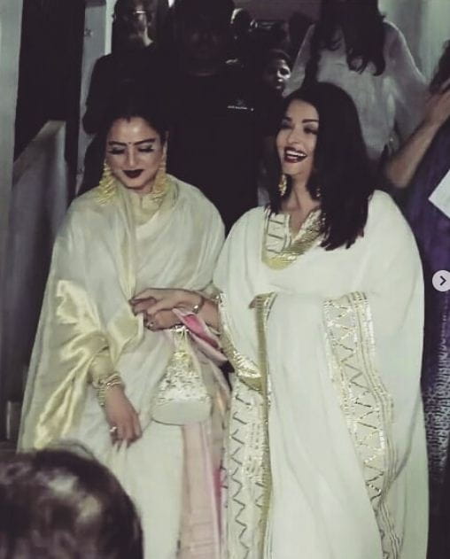 Aishwarya and Rekha