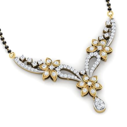 Floral Design Mangalsutra