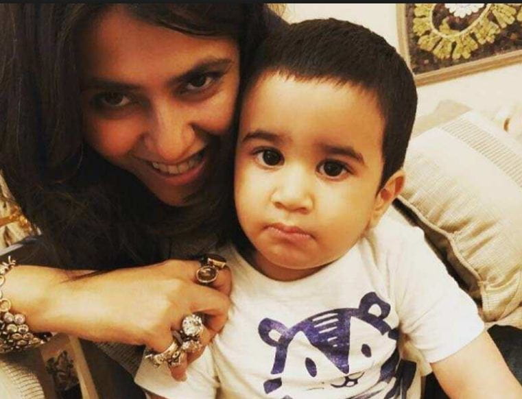 Ekta Kapoor With Her Son