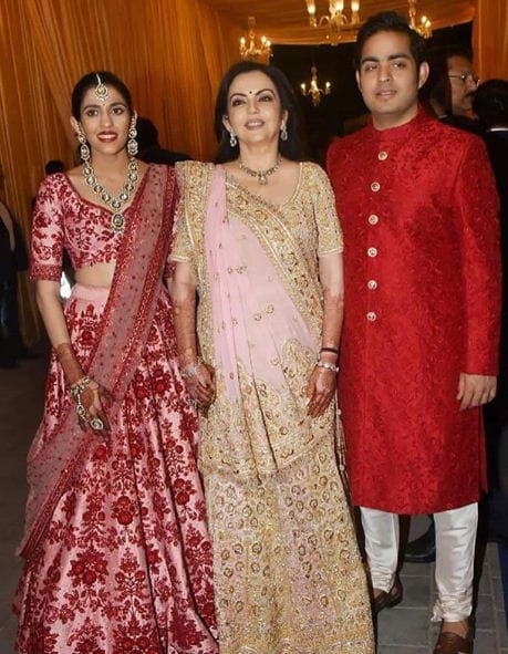 Akash Ambani and Shloka Mehta