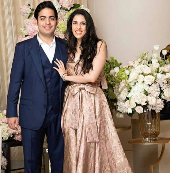 Akash Ambani and Shloka Mehta