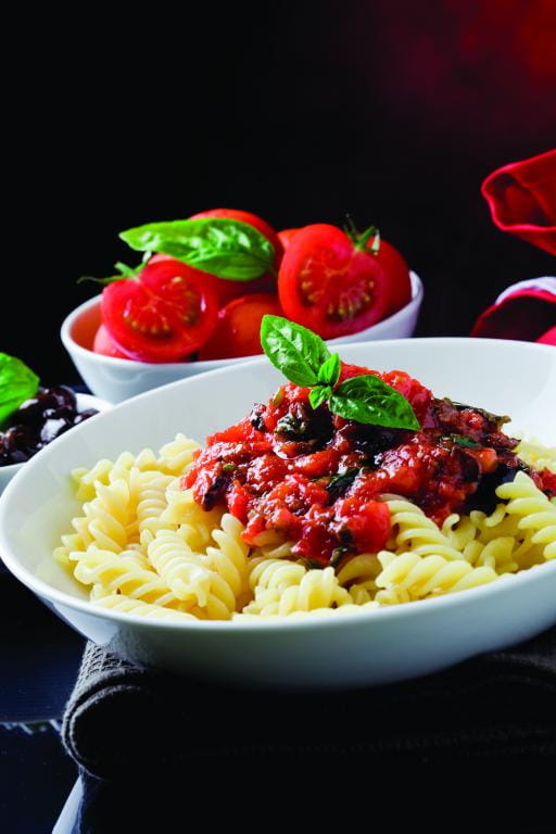 Fusilli With Red Pepper Sauce