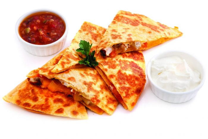 Chilli Paneer Quesadilla