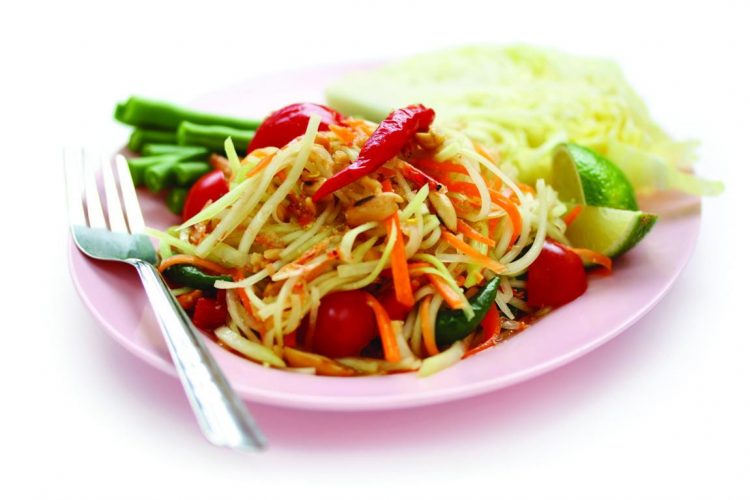 Thai Raw Papaya Salad