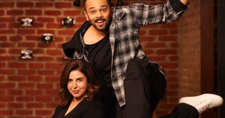 Farah Khan and Rohit Shetty