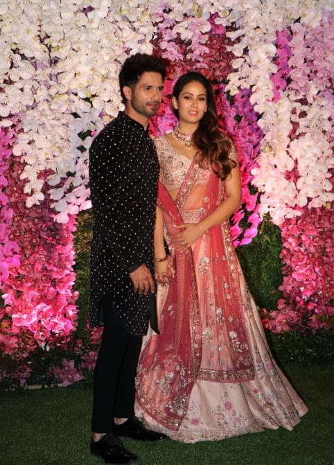 Shahid Kapoor and his wife Meera Rajput