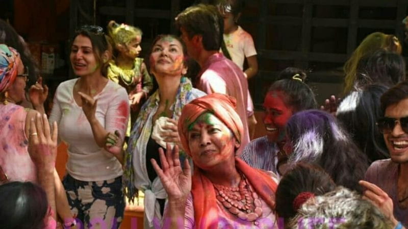 Celebrities Holi Celebrations