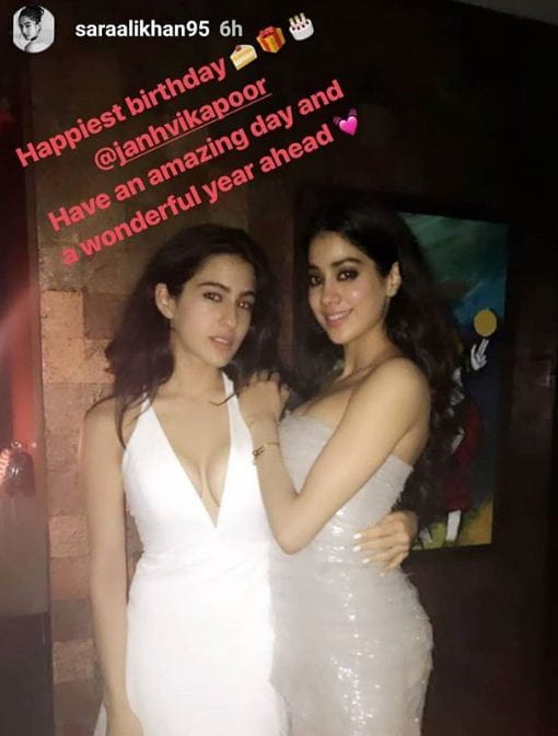 Sara Ali Khan With Janhvi Kapoor