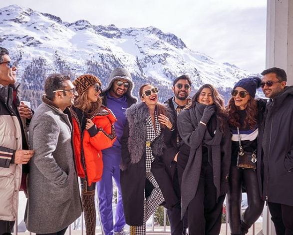 Sonam Kapoor With Malakia Arora And Arjun Kapoor