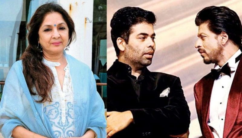 Neena Gupta and Karan Johar