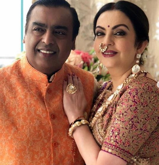 Mukesh and Nita Ambani