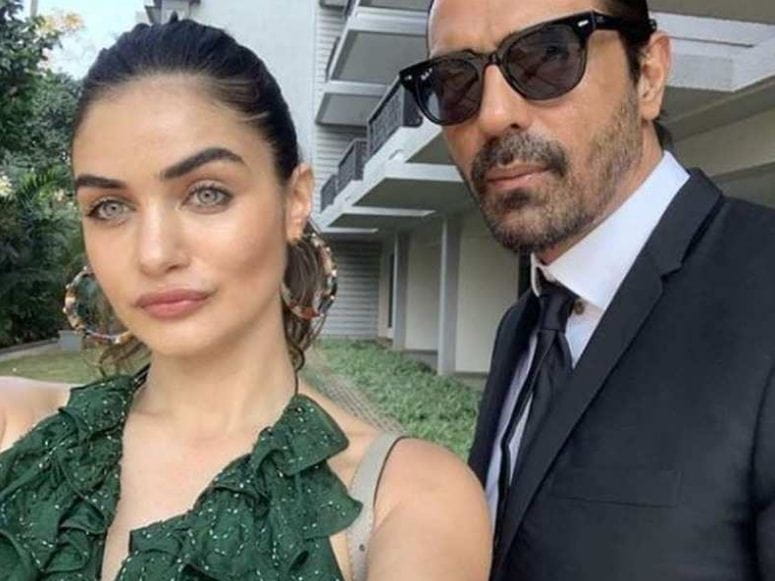 Arjun Rampal With Girlfriend Gabriella Demetriades