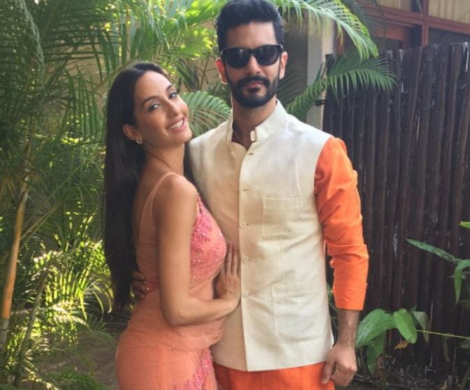 Nora Fatehi With Angad Bedi