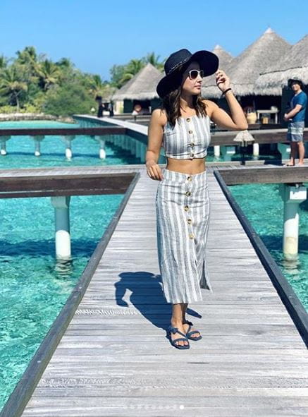 Hina Khan Maldives Photos