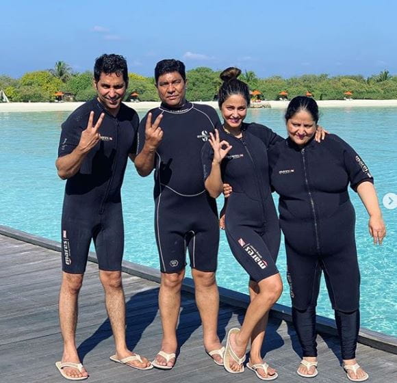 Hina Khan's Latest Photos From Maldives Trip