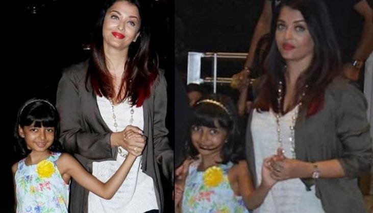 Aishwarya Rai Bachchan With Aaradhya Bachchan