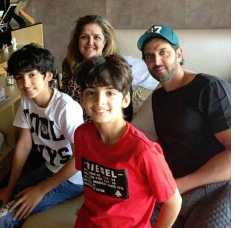 Hrithik Roshan with his Sister Sunaina Roshan