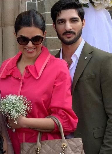 Sushmita Sen and Rohman Shawl