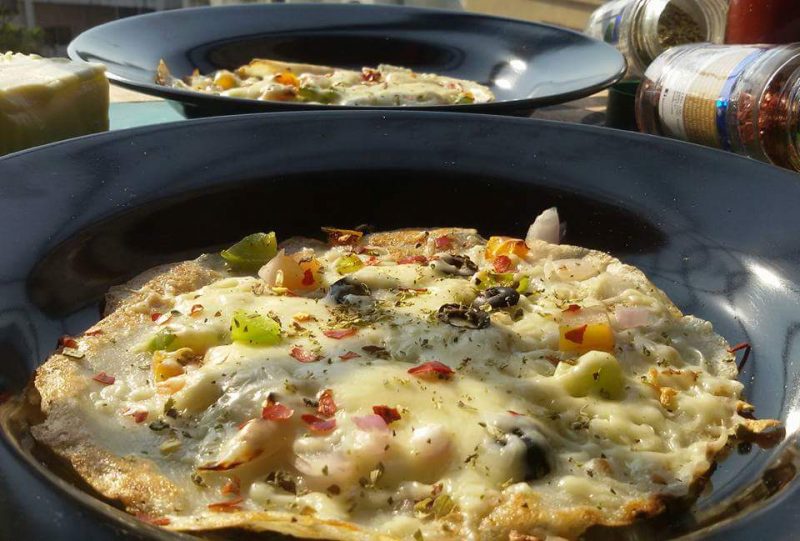 Instant Rava Pizza Uttapam