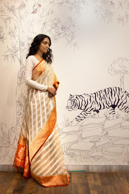 How to Wear Banarasi Saree