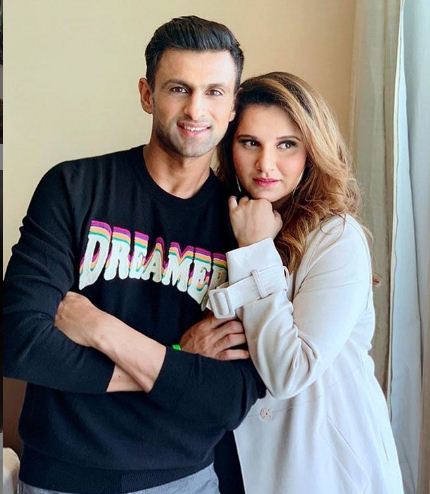 Sania Mirza With Husband Shoaib Malik