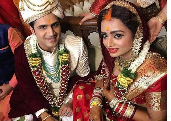 Parul Chauhan With Husband