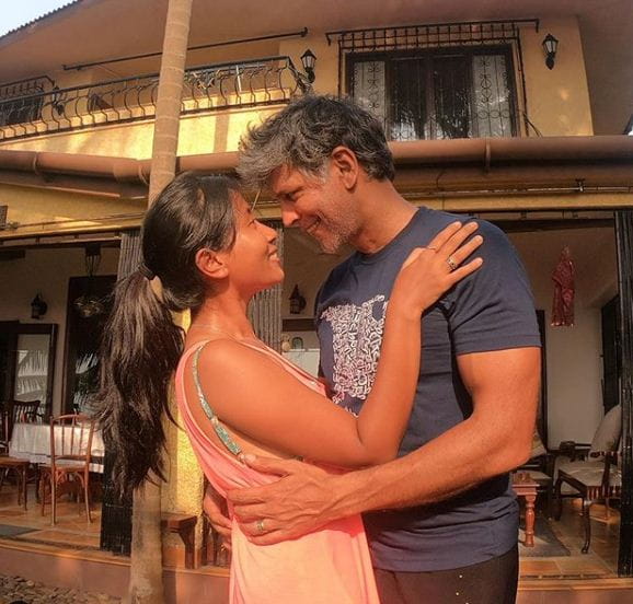 milind soman and ankita konwar