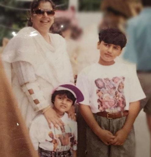 Childhood Photos of Arjun Kapoor