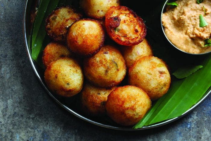 Stuffed Cheese Paniyaram