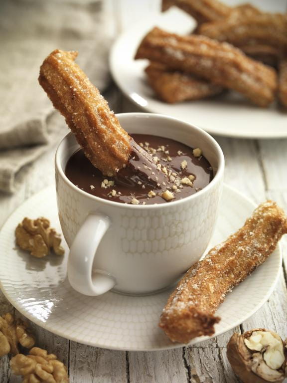 Chocolate Walnut Churro