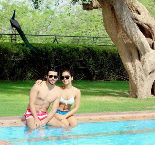 Dheeraj Dhoopar With Wife Vinny