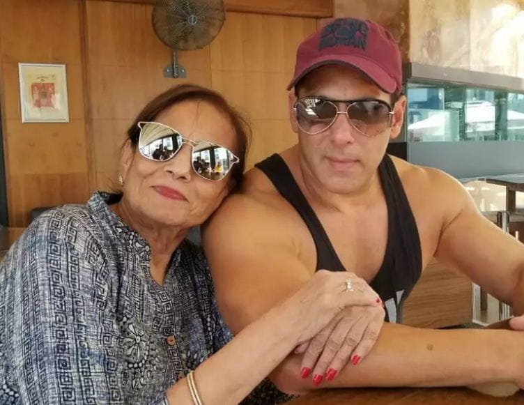 Salman Khan With His Mother