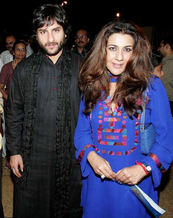 Saif Ali Khan and Amrita Singh