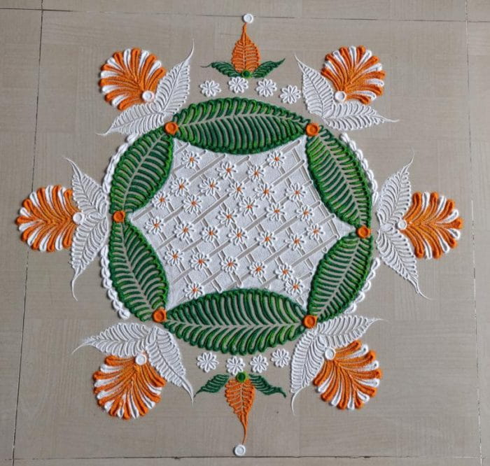 Independence Day Rangoli Design