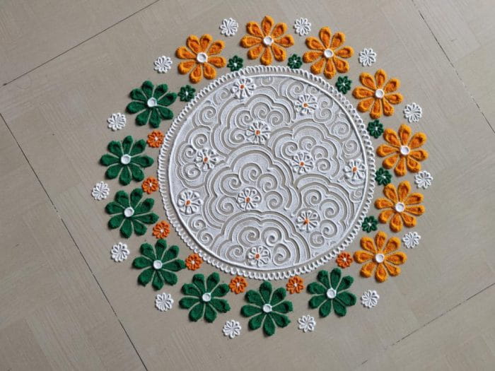 Independence Day Rangoli Design