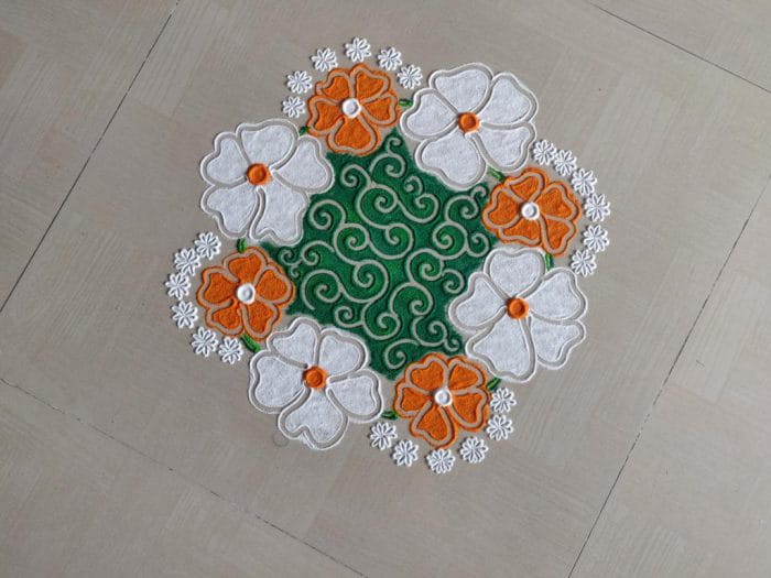 Independence Day Rangoli Design