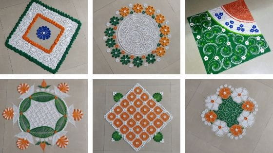 Rangoli Design Ideas For Independence Day