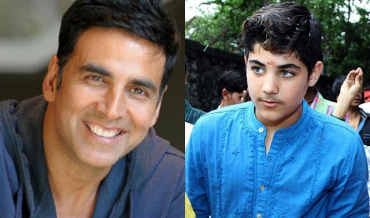 Akshay Kumar With Aarav