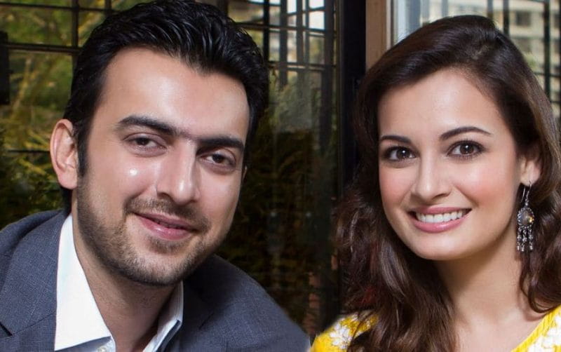 Dia Mirza and Sahil Sangha