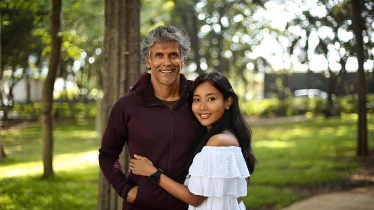 Milind Soman and Ankita Kunwar