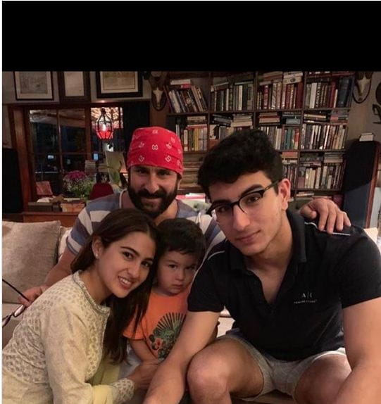 Saif Ali Khan With His Kids